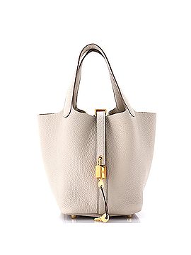 Hermès Leather Bucket Bag