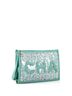 Chanel Green Logo Wristlet Clutch PVC Over Quilted Tweed Large One size - photo 3