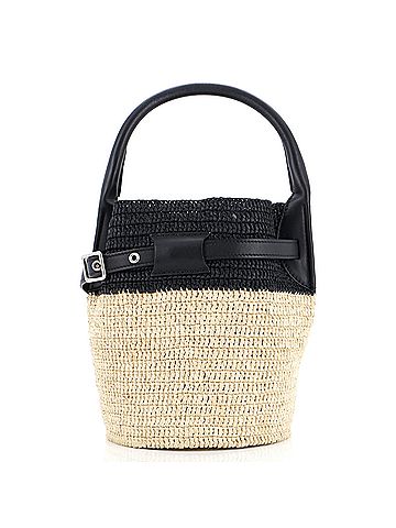 Céline Big Bag Bucket Woven Raffia Nano (view 1)