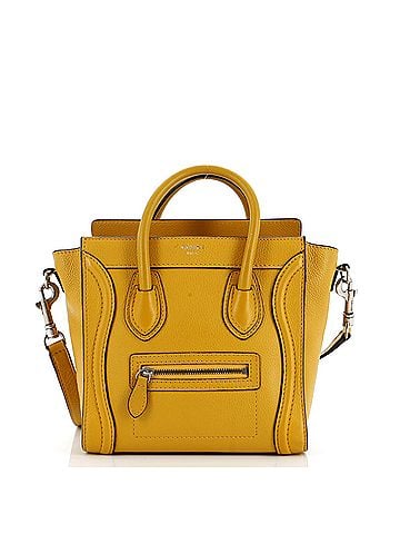 Céline Luggage Bag Grainy Leather Nano (view 1)