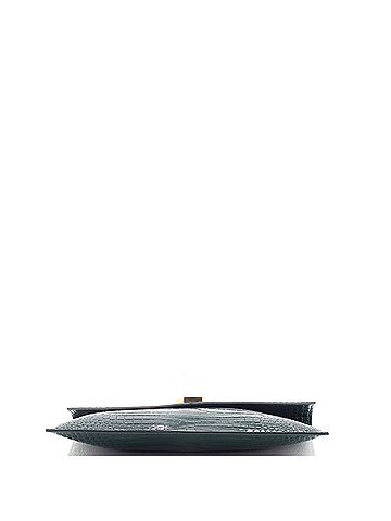 Saint Laurent Uptown Pouch Crocodile Embossed Leather (view 2)