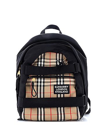 Burberry Nevis Backpack Vintage Check Canvas Medium (view 1)