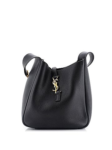 Saint Laurent Le 5 a 7 Supple Hobo Leather Small (view 1)