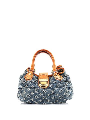 Louis Vuitton Pleaty Handbag Denim Small (view 1)