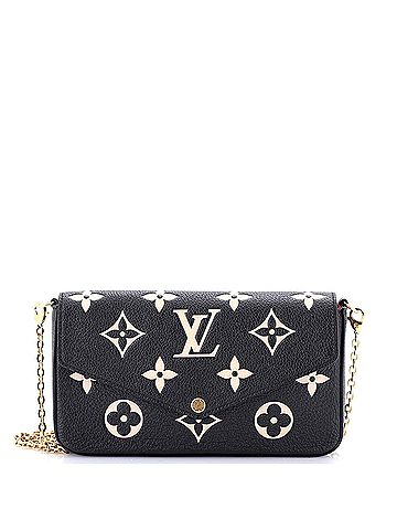 Louis Vuitton Felicie Pochette Bicolor Monogram Empreinte Giant (view 1)