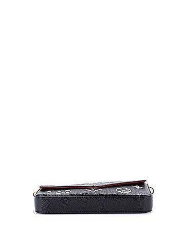 Louis Vuitton Felicie Pochette Bicolor Monogram Empreinte Giant (view 2)