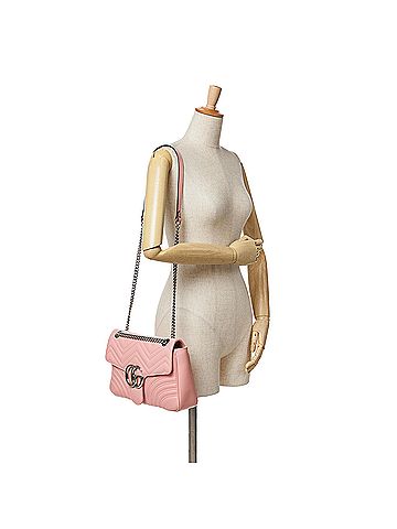 Gucci Medium GG Marmont Matelasse Leather Crossbody (view 2)