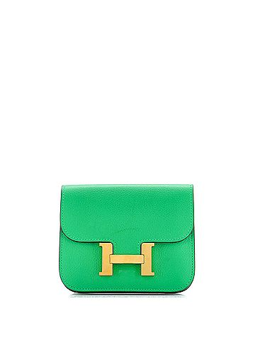 Hermès Constance Slim Wallet Evercolor (view 1)