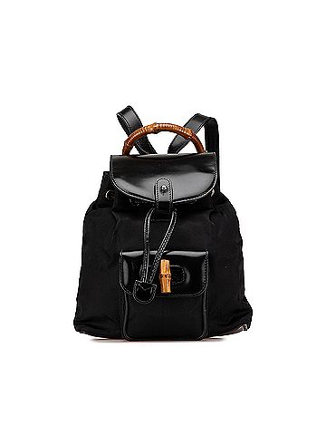 Gucci Mini Bamboo Nylon Backpack (view 1)