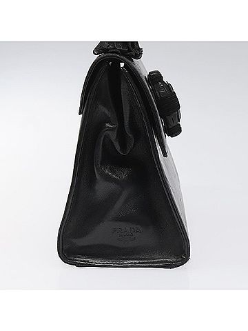 Prada Black Leather Handbag (view 2)