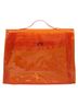 Hermès 100% Vinyl Solid Orange Orange Vinyl Handbag One size - photo 3
