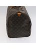 Louis Vuitton 100% Canvas Solid Black Keepall 50 Black Canvas Travel Bag One size - photo 4