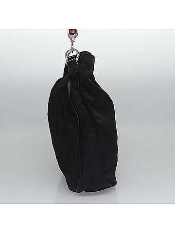 Gucci Black Canvas Handbag (view 2)