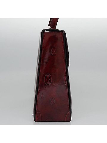 Cartier Red Patent Leather Handbag (view 2)