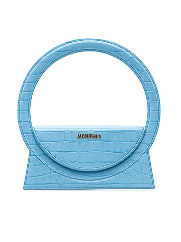 Jacquemus Embossed Calfskin Le Sac Rond Bag (view 1)