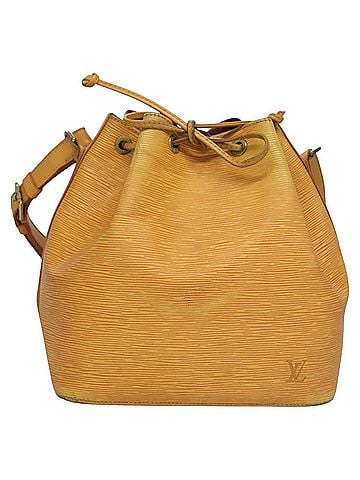 Louis Vuitton Noe Yellow Leather Shoulder Bag (view 1)