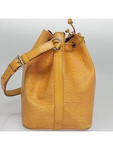 Louis Vuitton Noe Yellow Leather Shoulder Bag (view 2)