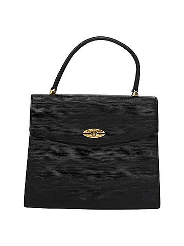 Louis Vuitton Malesherbes Black Leather Handbag (view 1)