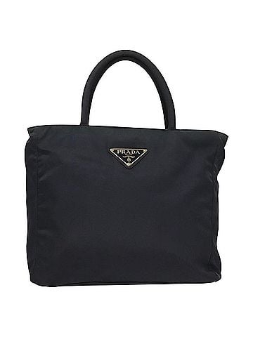 Prada Tessuto Navy Synthetic Tote Bag (view 1)