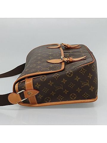 Louis Vuitton Gibeciere Brown Canvas Shoulder Bag (view 2)