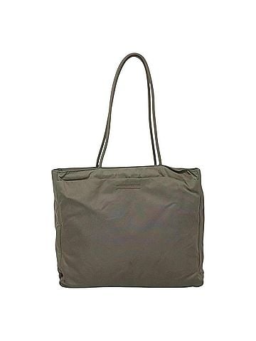 Prada Shopping Khaki Synthetic Tote Bag (view 1)