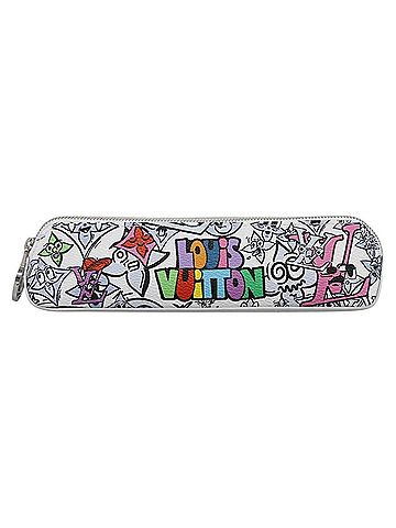 Louis Vuitton Trousse Elizabeth White Leather Wallet (view 1)