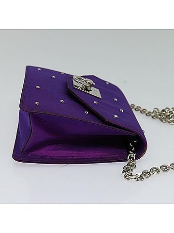 Céline Purple Synthetic Shoulder Bag (view 2)