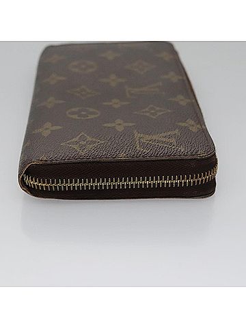 Louis Vuitton Zippy Wallet Brown Canvas Wallet (view 2)