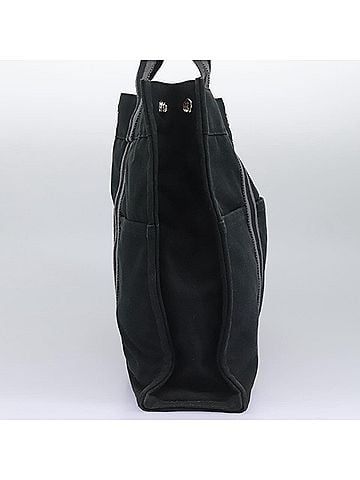 Hermès Toto Black Canvas Tote Bag (view 2)