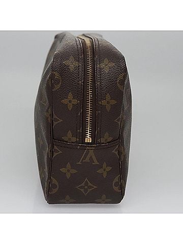 Louis Vuitton Trousse Toilette 28 Brown Canvas Clutch Bag (view 2)