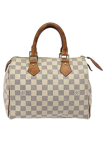 Louis Vuitton Speedy 25 Beige Canvas Handbag (view 1)