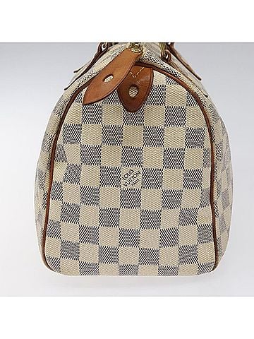 Louis Vuitton Speedy 25 Beige Canvas Handbag (view 2)