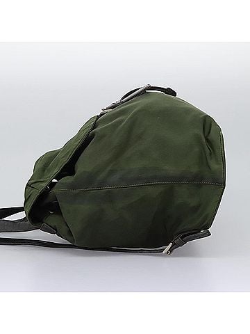 Prada Re-Nylon Khaki Synthetic Backpack Bag (view 2)