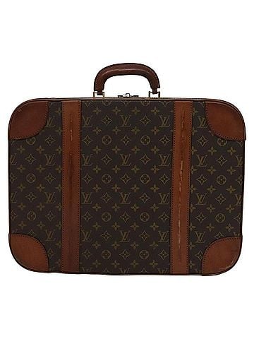 Louis Vuitton Stratos Brown Canvas Travel Bag (view 1)