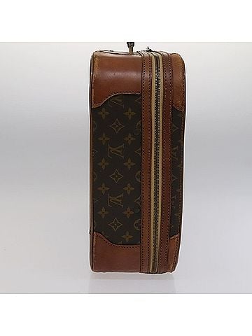 Louis Vuitton Stratos Brown Canvas Travel Bag (view 2)