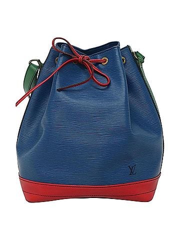Louis Vuitton Noé Blue Leather Shoulder Bag (view 1)