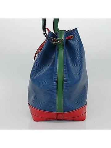 Louis Vuitton Noé Blue Leather Shoulder Bag (view 2)