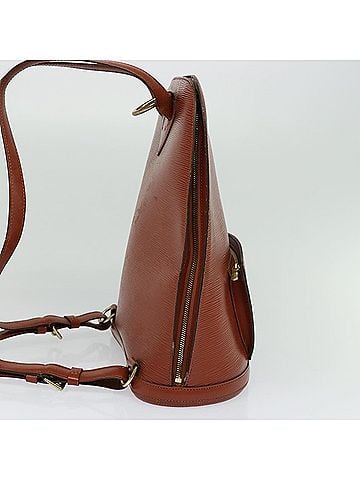Louis Vuitton Gobelins Brown Leather Shoulder Bag (view 2)