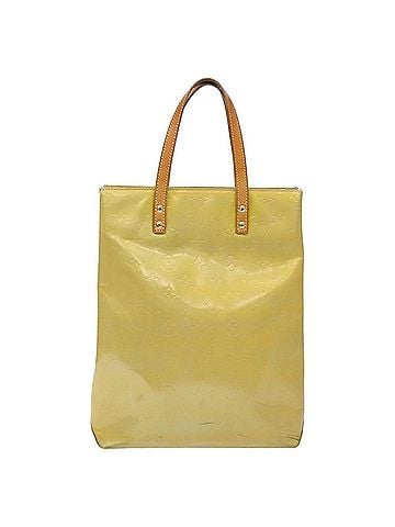 Louis Vuitton Reade Yellow Patent Leather Handbag (view 1)