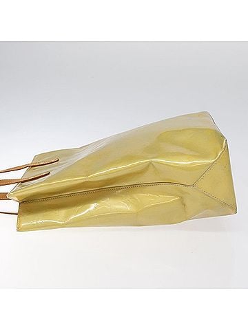 Louis Vuitton Reade Yellow Patent Leather Handbag (view 2)
