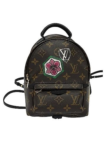 Louis Vuitton Palm Springs Mini Brown Canvas Backpack Bag (view 1)