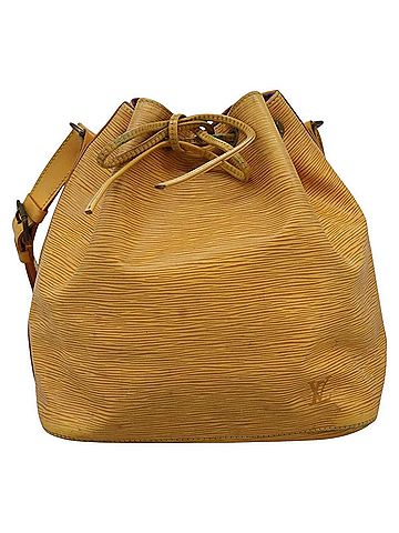 Louis Vuitton Noe Yellow Leather Shoulder Bag (view 1)