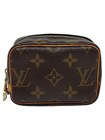 Louis Vuitton Wapity Brown Canvas Clutch Bag (view 1)