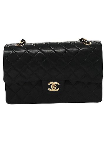 Chanel Timeless Black Leather Shoulder Bag (view 1)