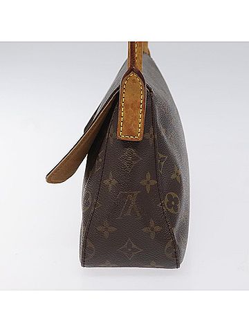Louis Vuitton Mini Looping Brown Canvas Shoulder Bag (view 2)
