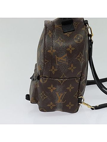 Louis Vuitton Palm Springs Mini Brown Canvas Backpack Bag (view 2)