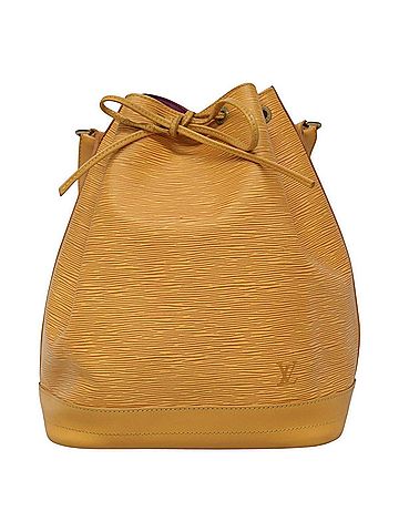 Louis Vuitton Noé Yellow Leather Shoulder Bag (view 1)