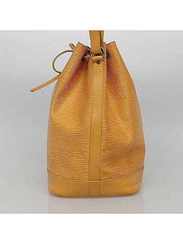 Louis Vuitton Noé Yellow Leather Shoulder Bag (view 2)