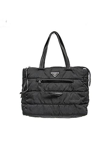 Prada Tessuto Black Synthetic Handbag (view 1)