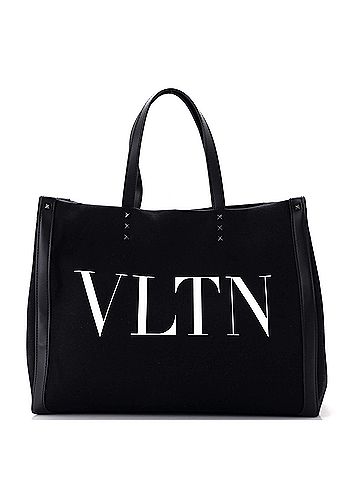 Valentino Garavani Grande Plage VLTN Tote Canvas Medium (view 1)